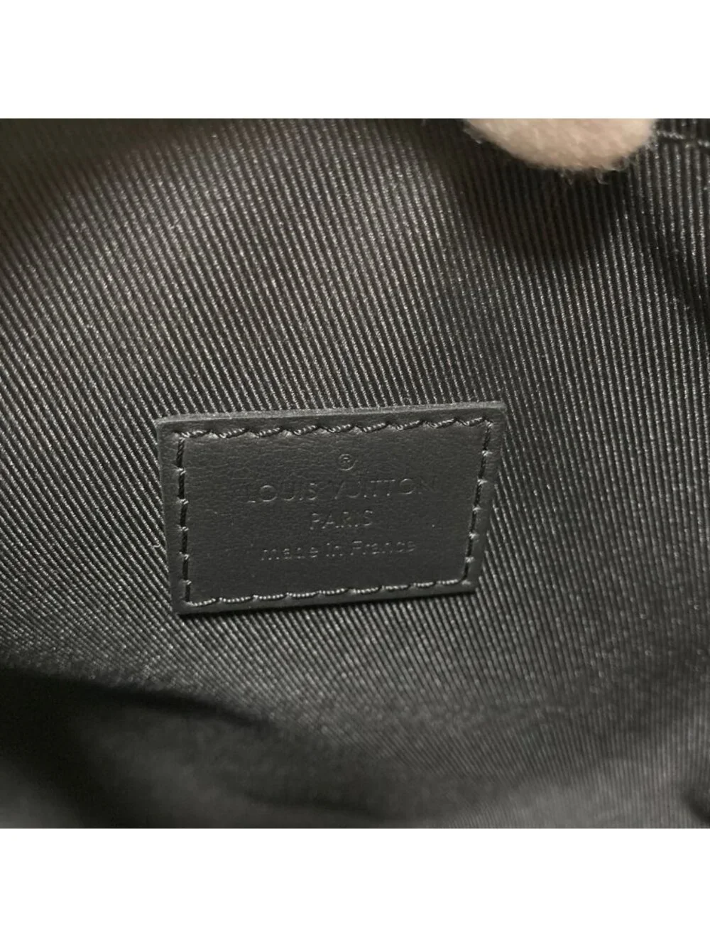 Louis Vuitton LV Aerogram Take Off Pouch Clutch Noir